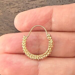 Gold Filled Single Hoop Earring